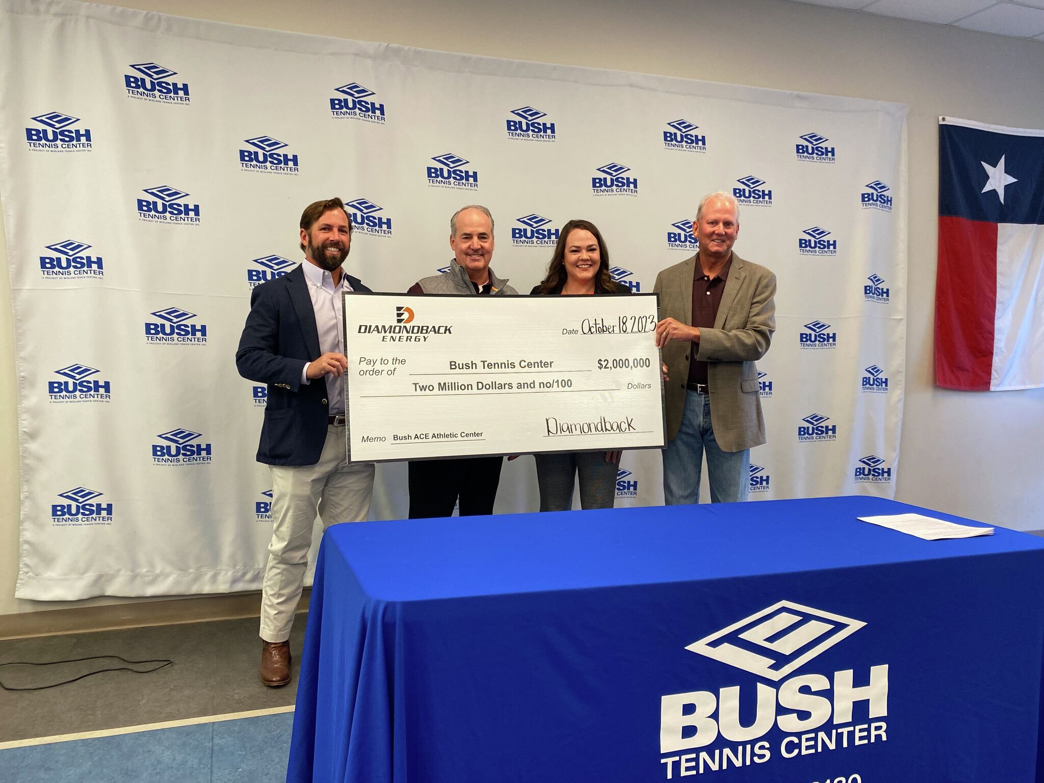 Diamondback Energy to donate M to Midland's Bush Tennis Center 