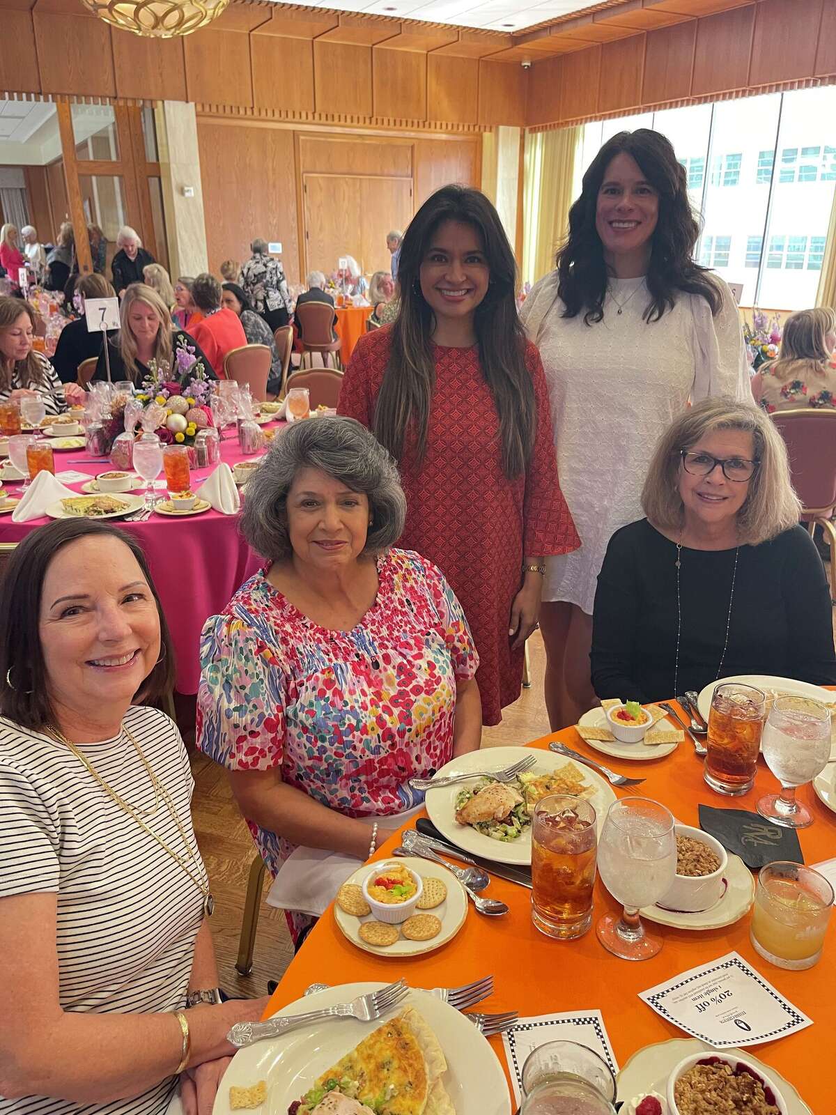 Miss Cayce's duo present at the Petroleum Club Ladies Lunch in Midland