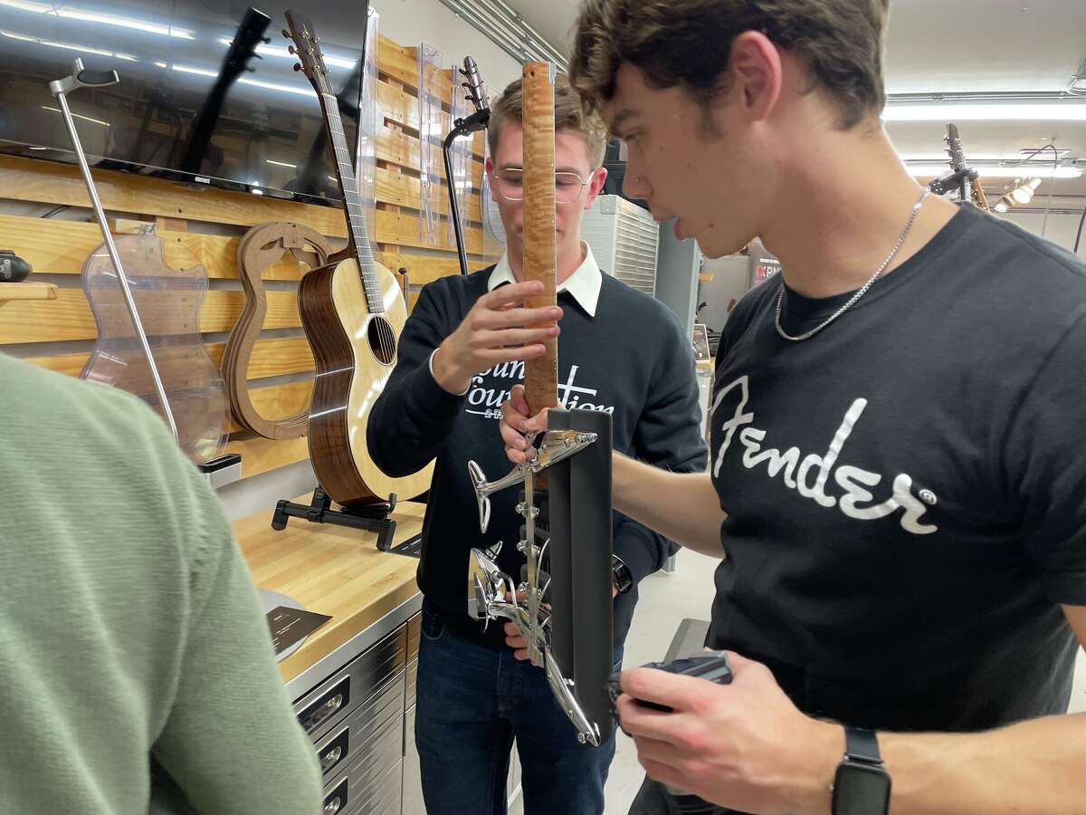 Galloup Guitar in Big Rapids visited by Boutique Guitar Showcase