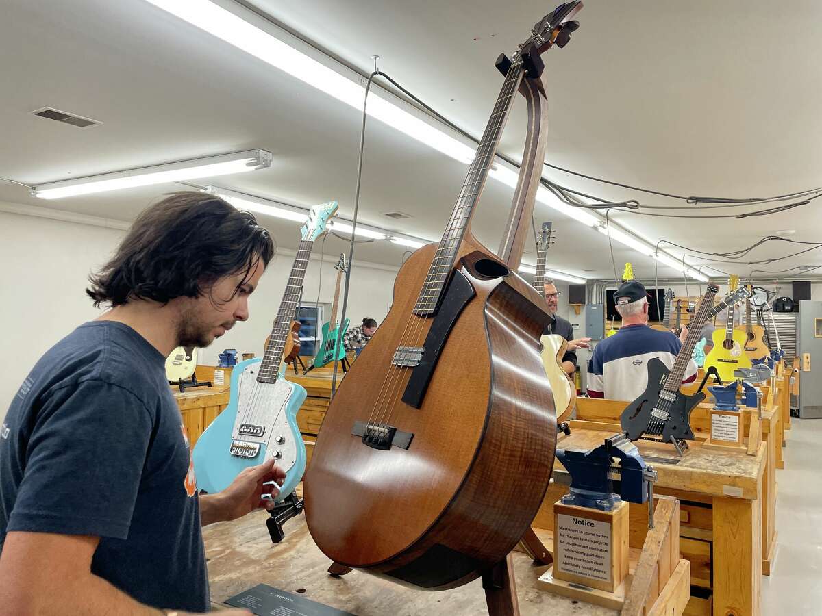 Galloup Guitar in Big Rapids visited by Boutique Guitar Showcase