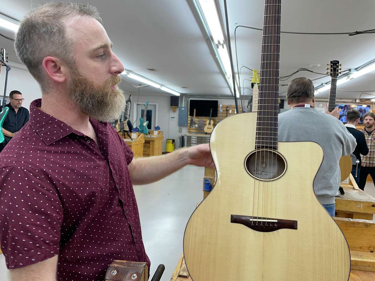 Galloup Guitar in Big Rapids visited by Boutique Guitar Showcase