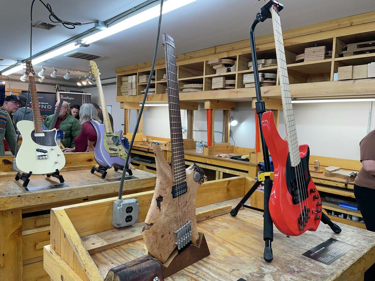 Galloup Guitar in Big Rapids visited by Boutique Guitar Showcase