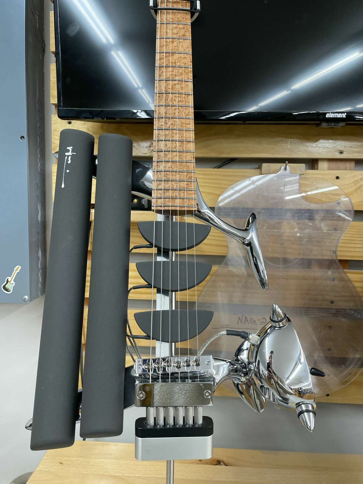 Galloup Guitar in Big Rapids visited by Boutique Guitar Showcase