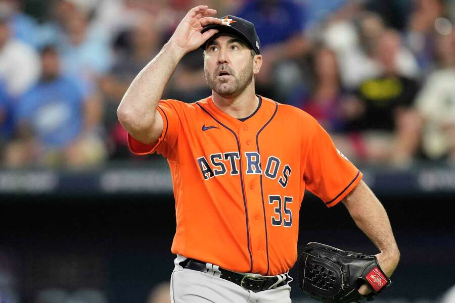 Justin Verlander, Houston Astros starting pitcher, is a free agent - Lone  Star Ball