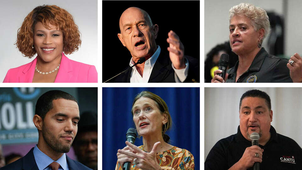 Top row: Tarsha Jackson, Texas Senator John Whitmire, and Carolyn Evans-Shabazz. Bottom row: Chris Hollins, Sallie Alcorn and Richard Cantu.