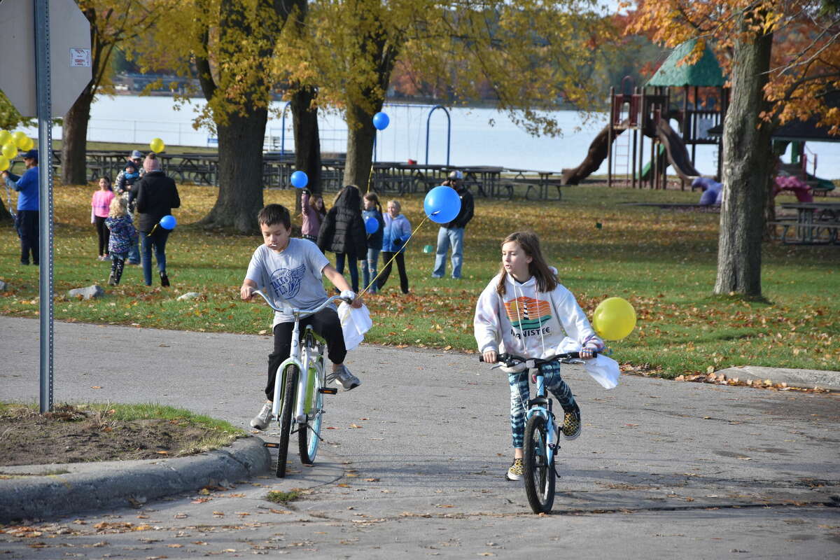Onekama Portagers brought their spirit to the parade