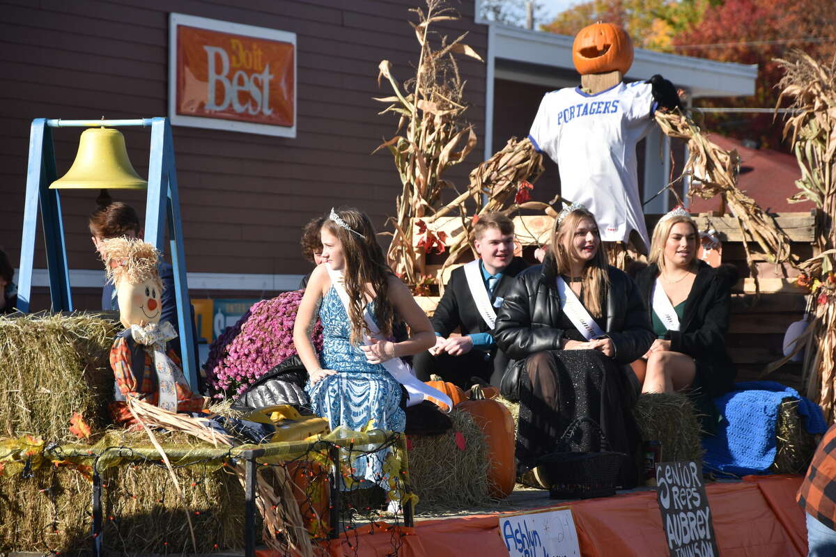 Onekama Portagers brought their spirit to the parade