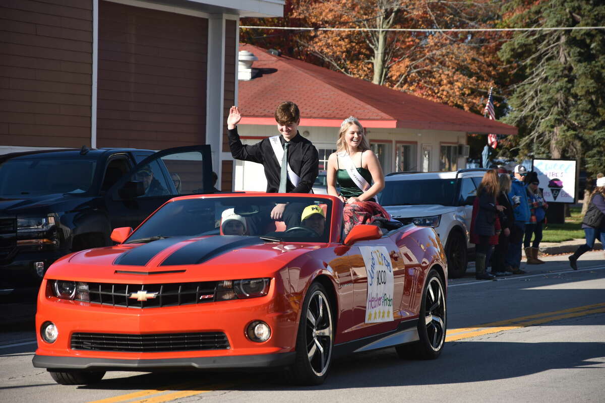 Onekama Portagers brought their spirit to the parade