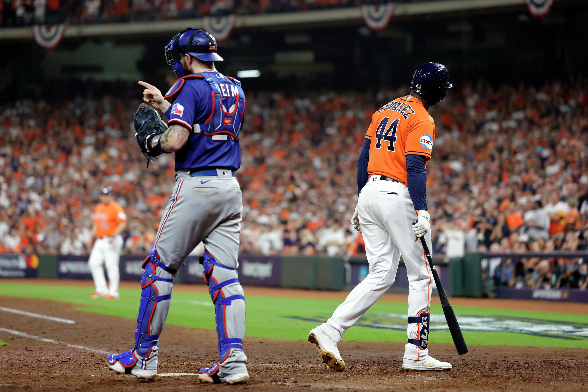 ALCS Game 6 highlights: Adolis Garcia hits grand slam, Rangers beat Astros  9-2, force Game 7