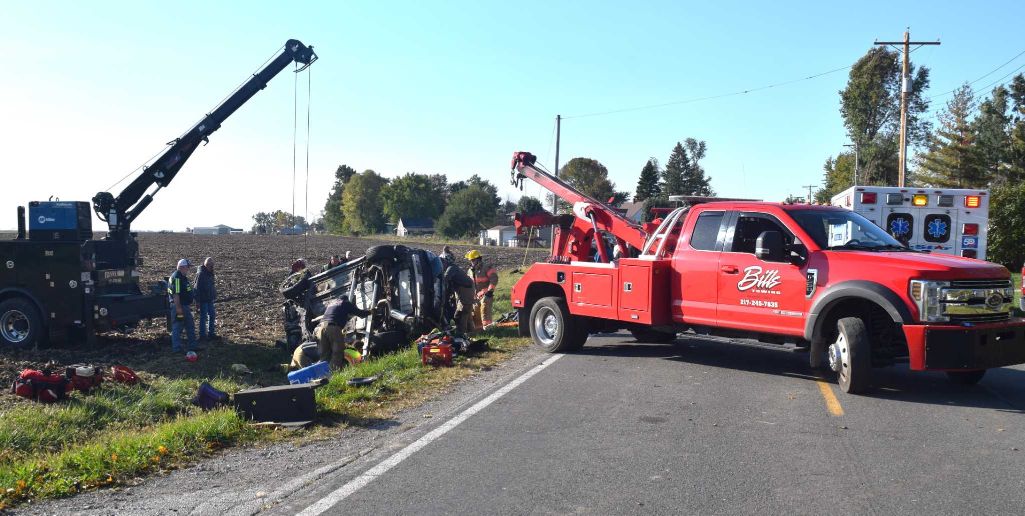 Franklin man injured in one-vehicle rollover near Alexander