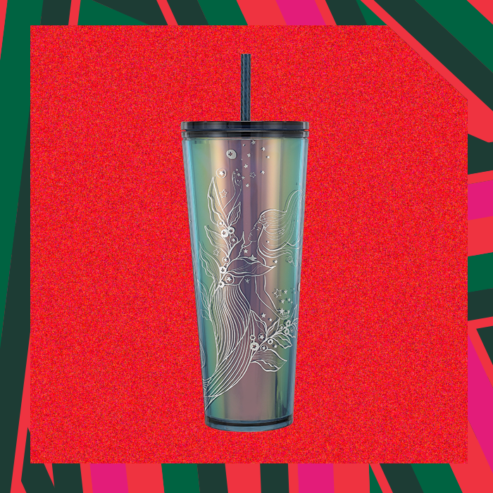 Texas Tech Geometric Cold Cup Iridescent Pink Tumbler With Straw