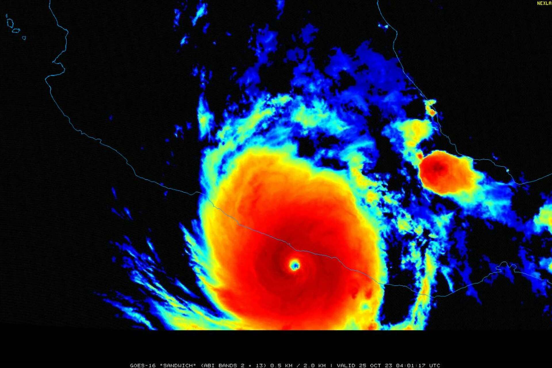 Hurricane Otis path Photos show historic Acapulco landfall