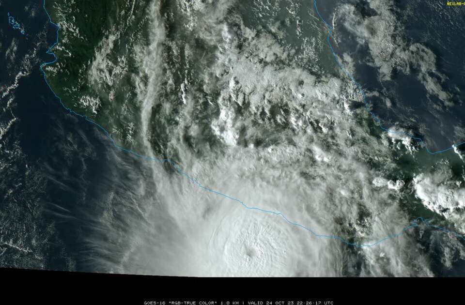 Hurricane Otis path Photos show historic Acapulco landfall