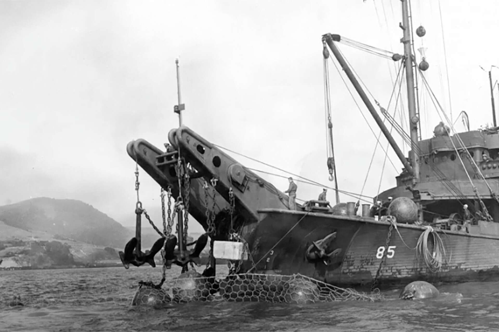 Why a 7-mile-long steel net once ran under San Francisco's