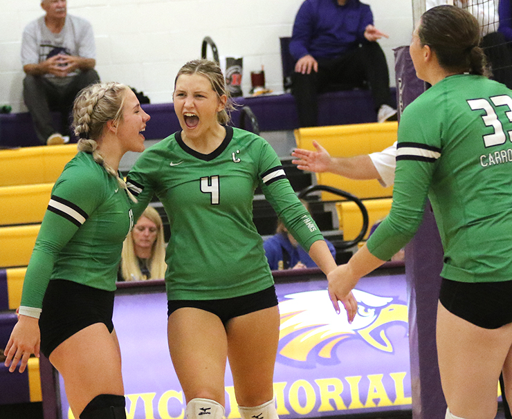WEDNESDAY VOLLEYBALL Carrollton, Calhoun win regional semis