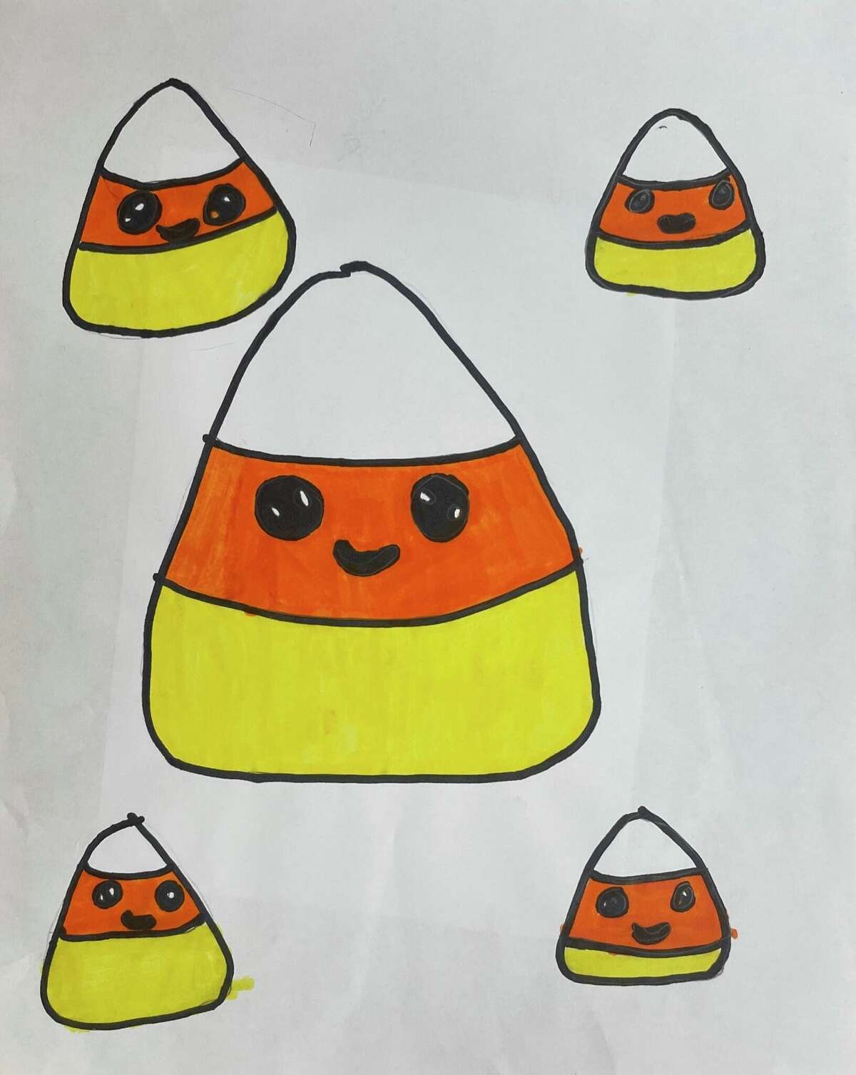 Ubly art students find October inspirations