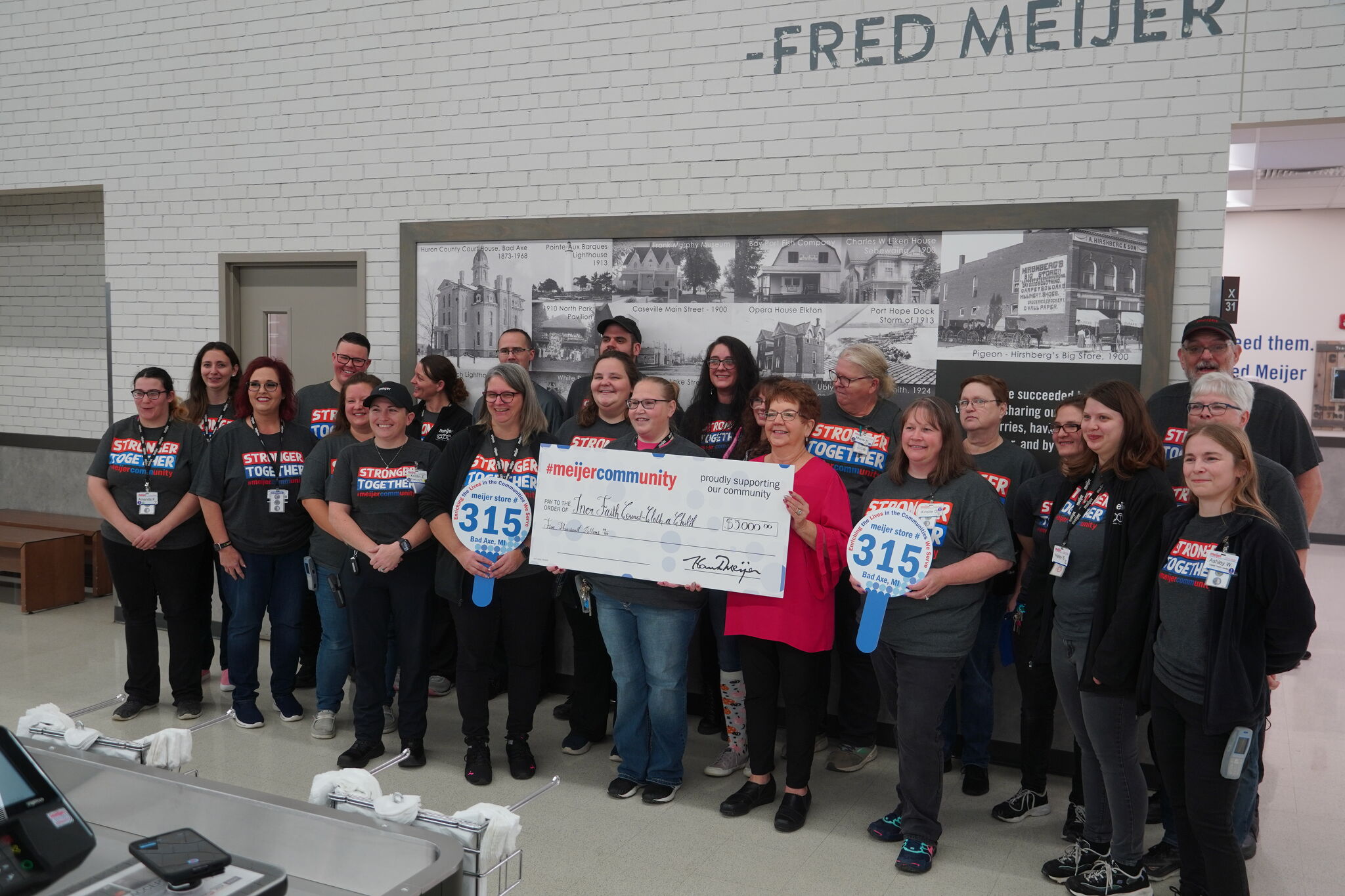 Bad Axe Meijer donates 10,000 to local charities for holiday season