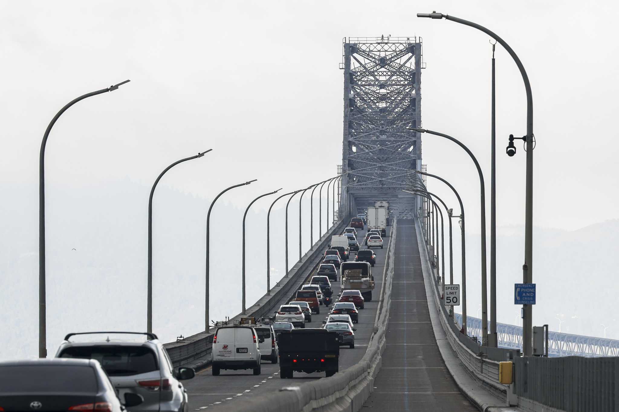 Bikes or cars Battle over Richmond San Rafael bridge lane heats up