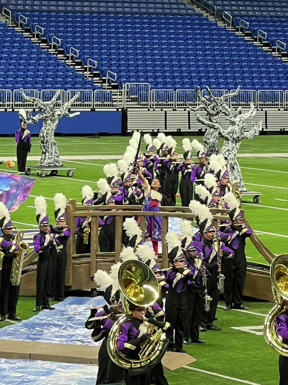 Midland High band plays at state competition