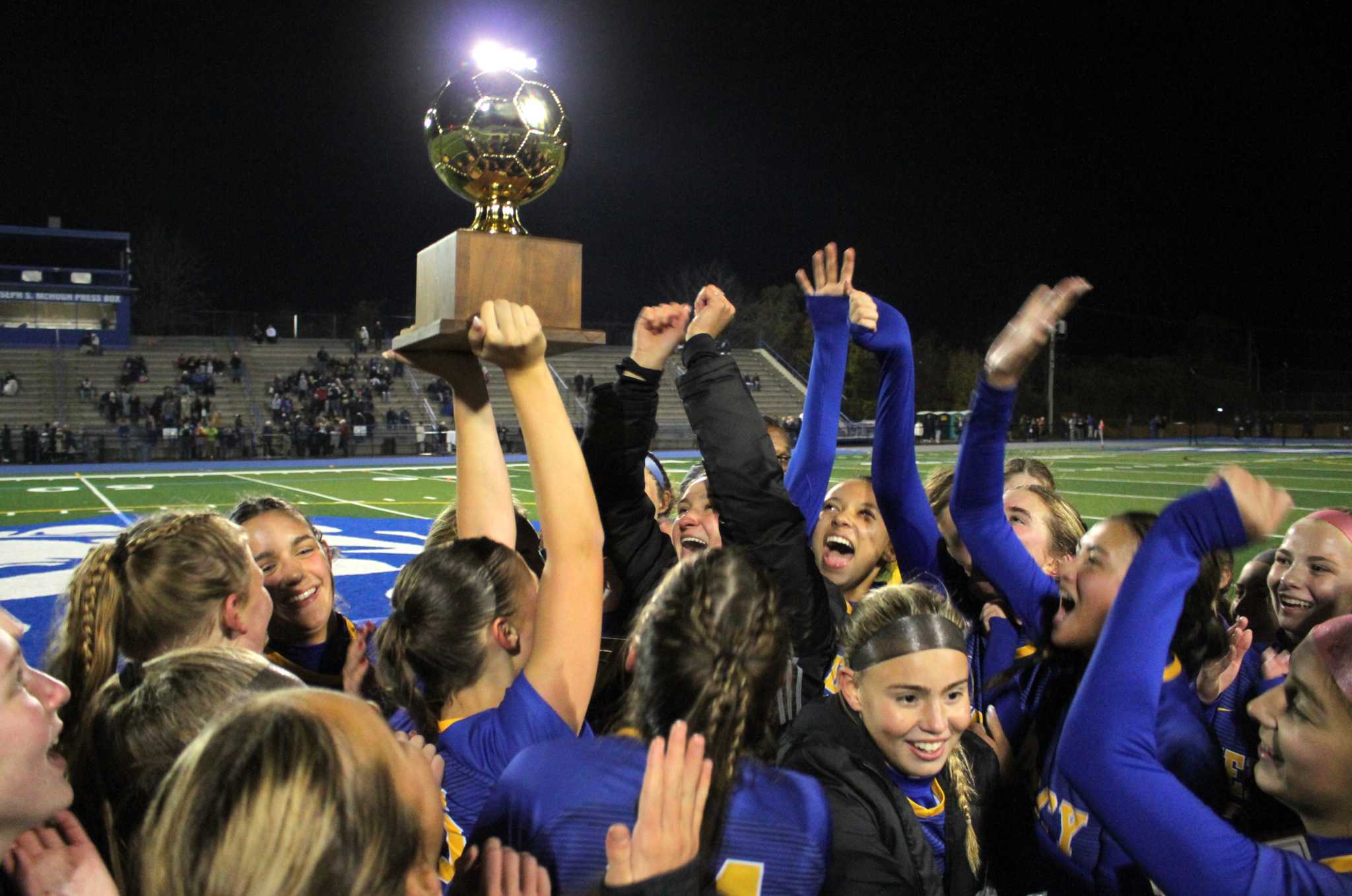 Photos from McQueen winning the girls state soccer championship
