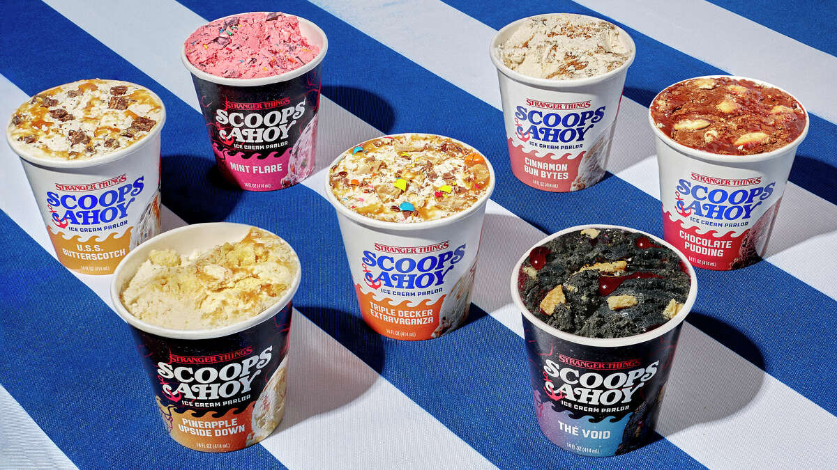 Scoops Ahoy ice cream is inspired by fan-favorite moments and characters from the series 