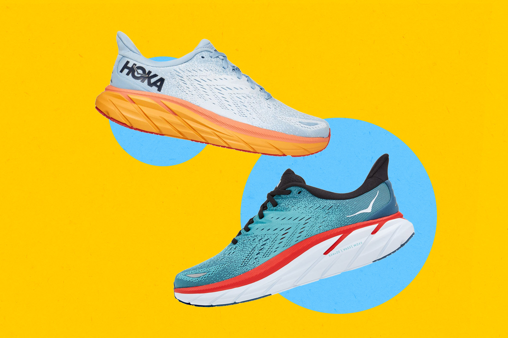 HOKA Clifton 8 shoes are 20% off in a ton of popular colors