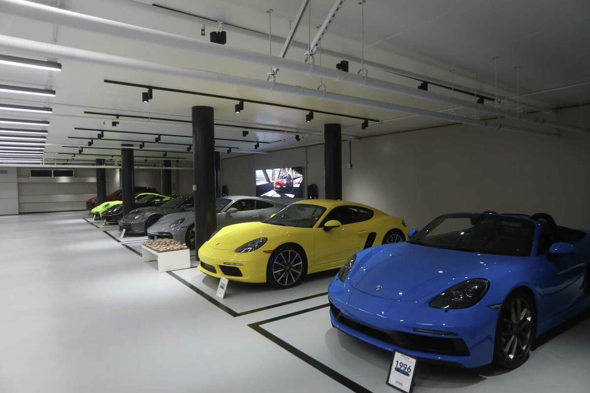 A new Porsche dealership opened in San Francisco’s South of Market neighborhood has space for 150 cars.
