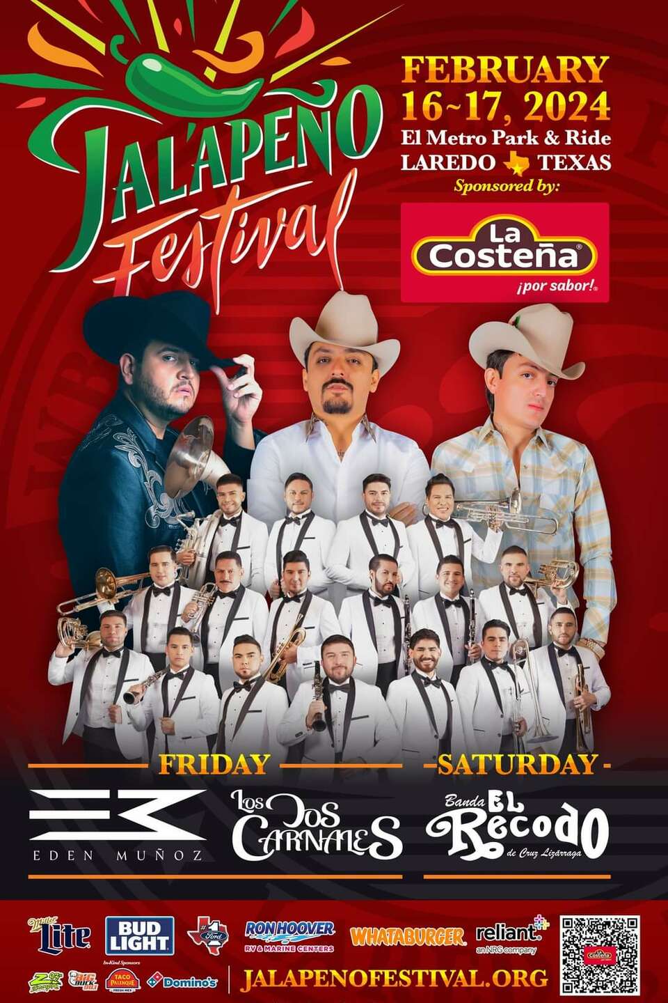 Laredo WBCA announces 2024 Jalapeno Festival lineup