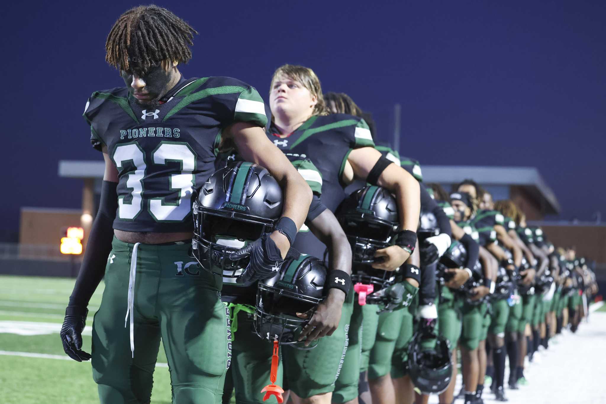 Park Logo on turf at Clear Fork High School in Bellville - Park National  Bank