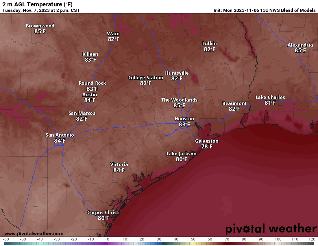 Houston to remain warm, to very warm, into early November – Space City ... Houston weather in november