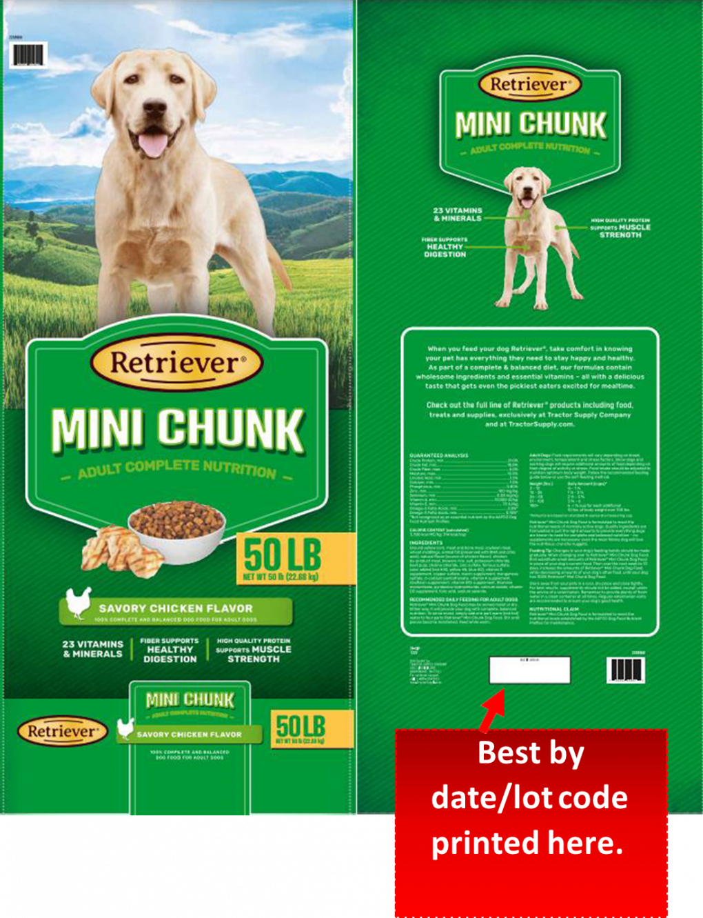 50 lb bag 2024 of dog food