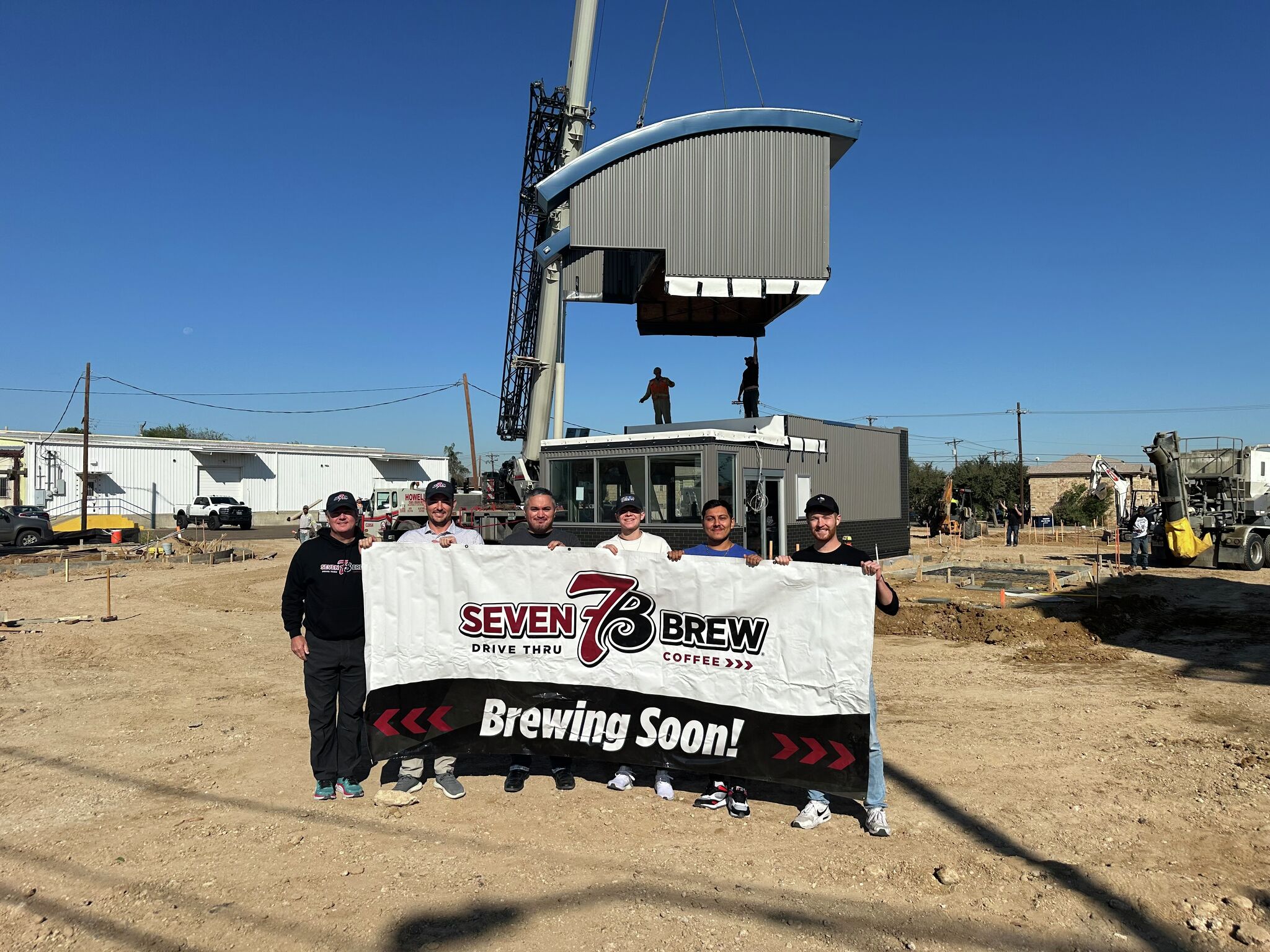 The 7 Brew Coffee building confirms its second Laredo location