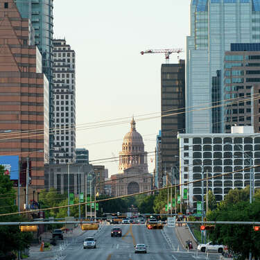 The downtown Austin skyline on June 17, 2021. 