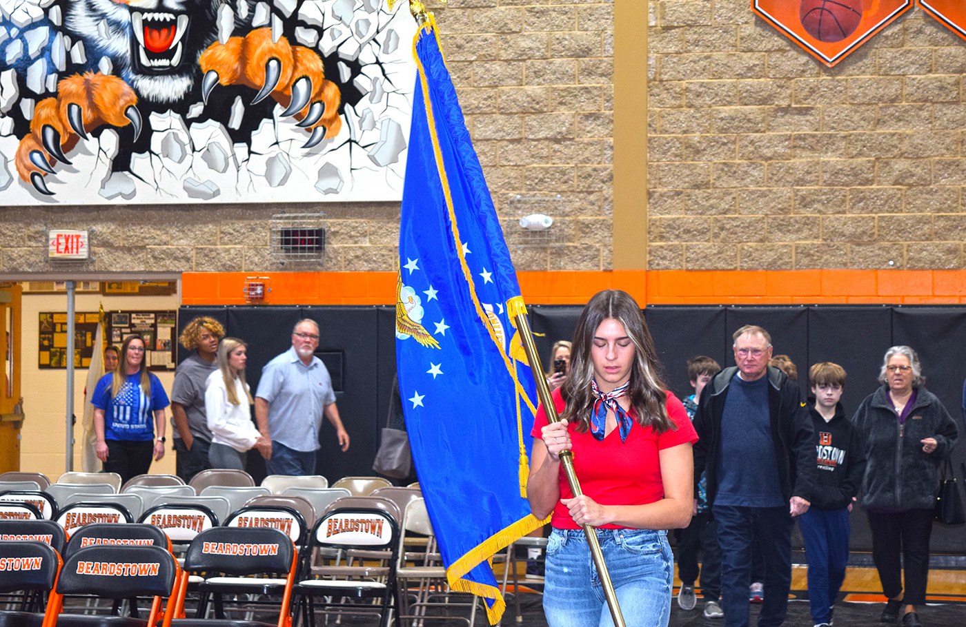 Beardstown High School honored veterans during ceremony