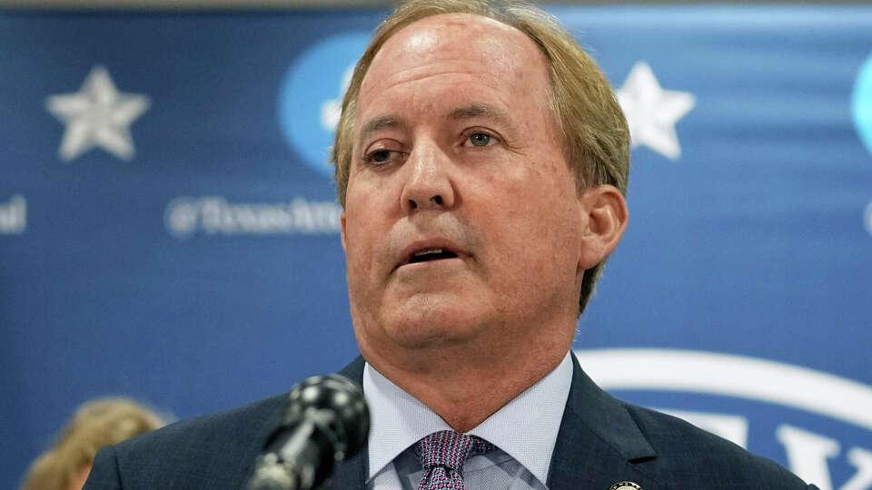 FILE - Texas Attorney General Ken Paxton makes a statement at his office, May 26, 2023, in Austin, Texas. (AP Photo/Eric Gay, File)