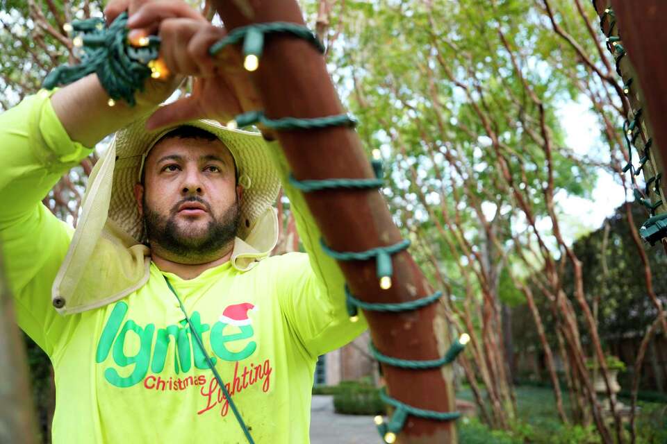 Houston luxury Christmas light installers prepare for another holiday