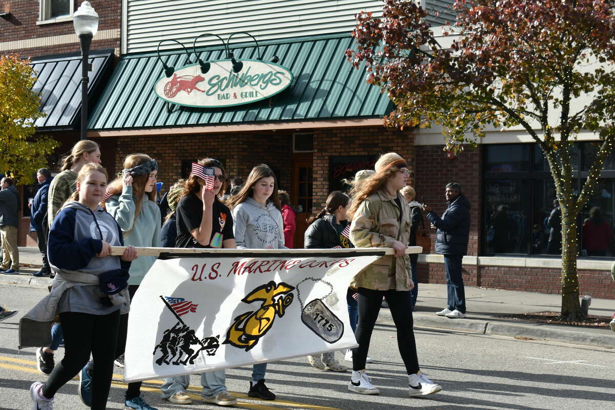 Big rapids veterans day parade