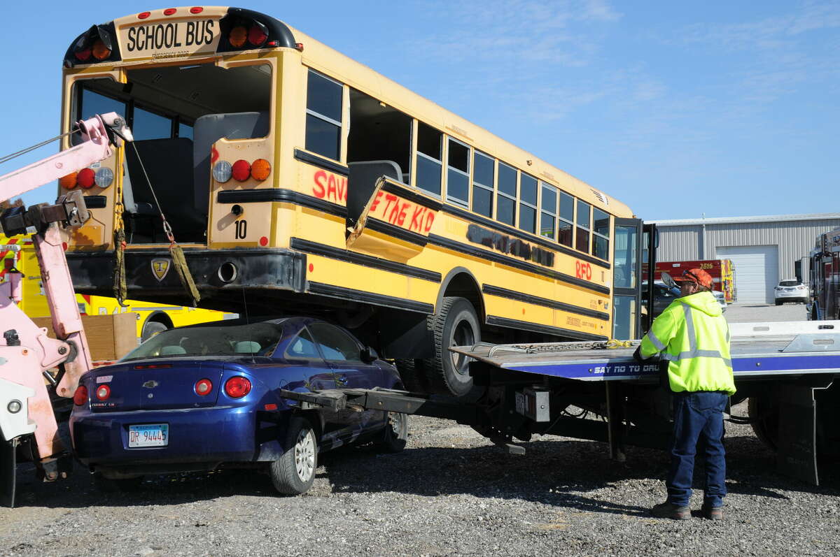 Firefighters prepare for potential school bus emergencies