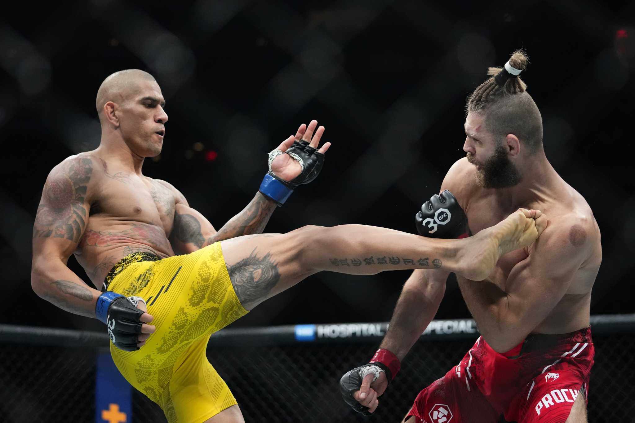 Danbury's Pereira wins light heavyweight championship at UFC 295.