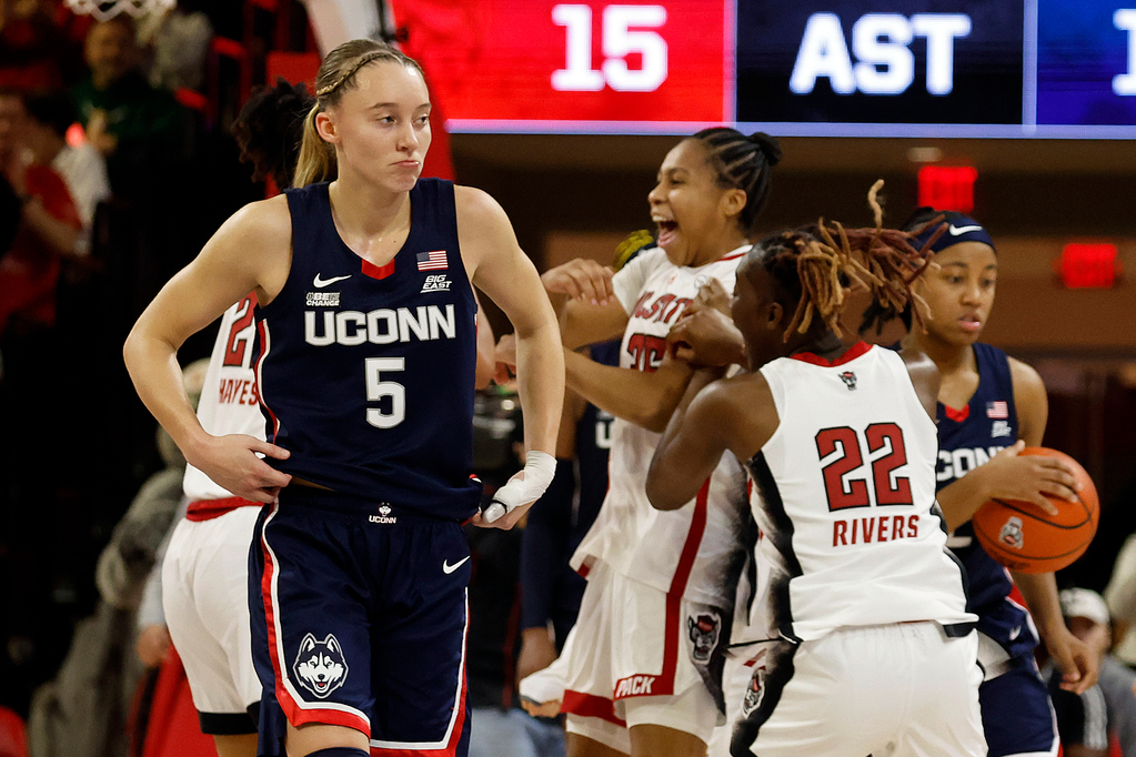 No. 2 UConn women’s basketball team falls to unranked NC State for first loss of season