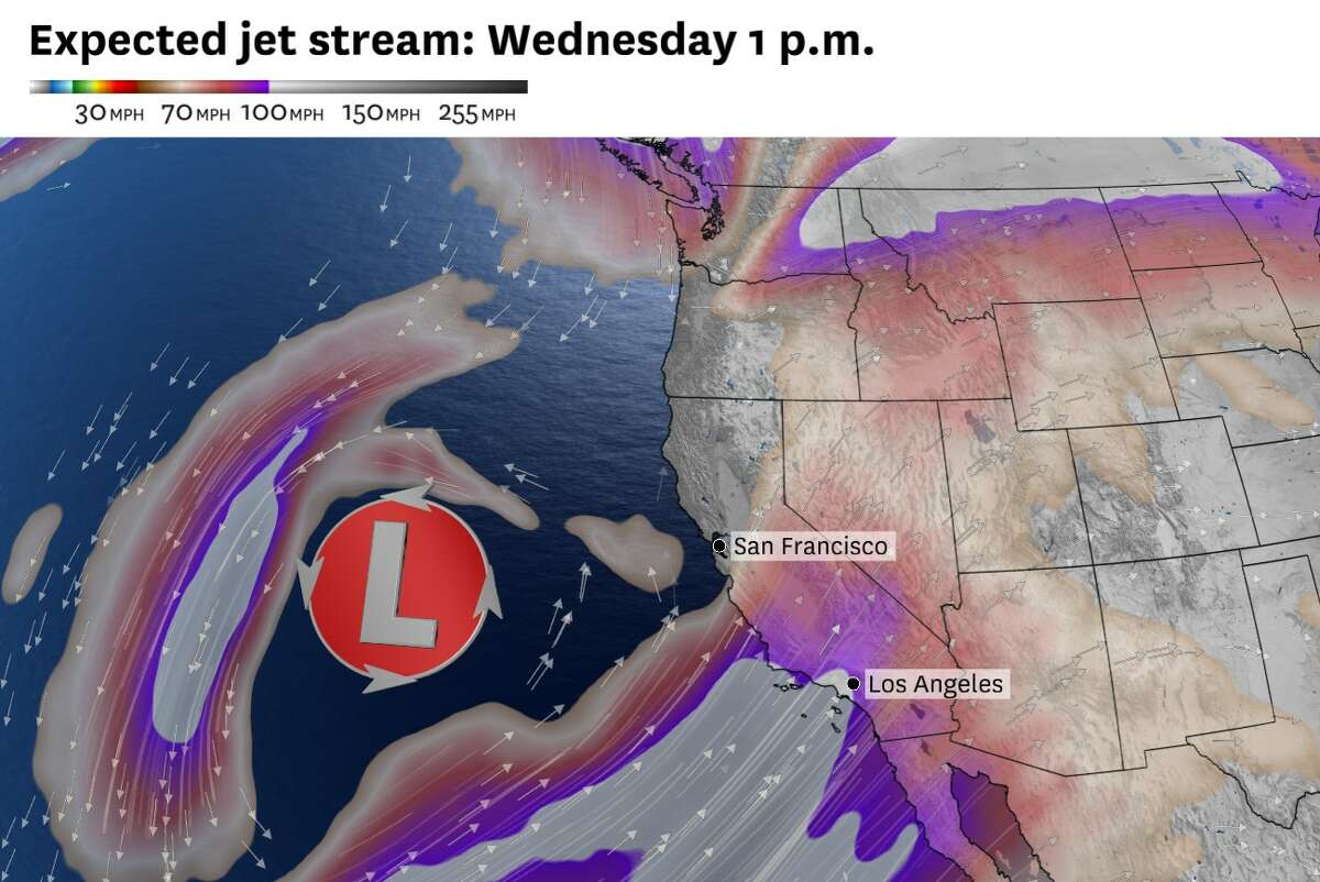 La tormenta traerá tiempo lluvioso a California y el Área de la Bahía esta semana
