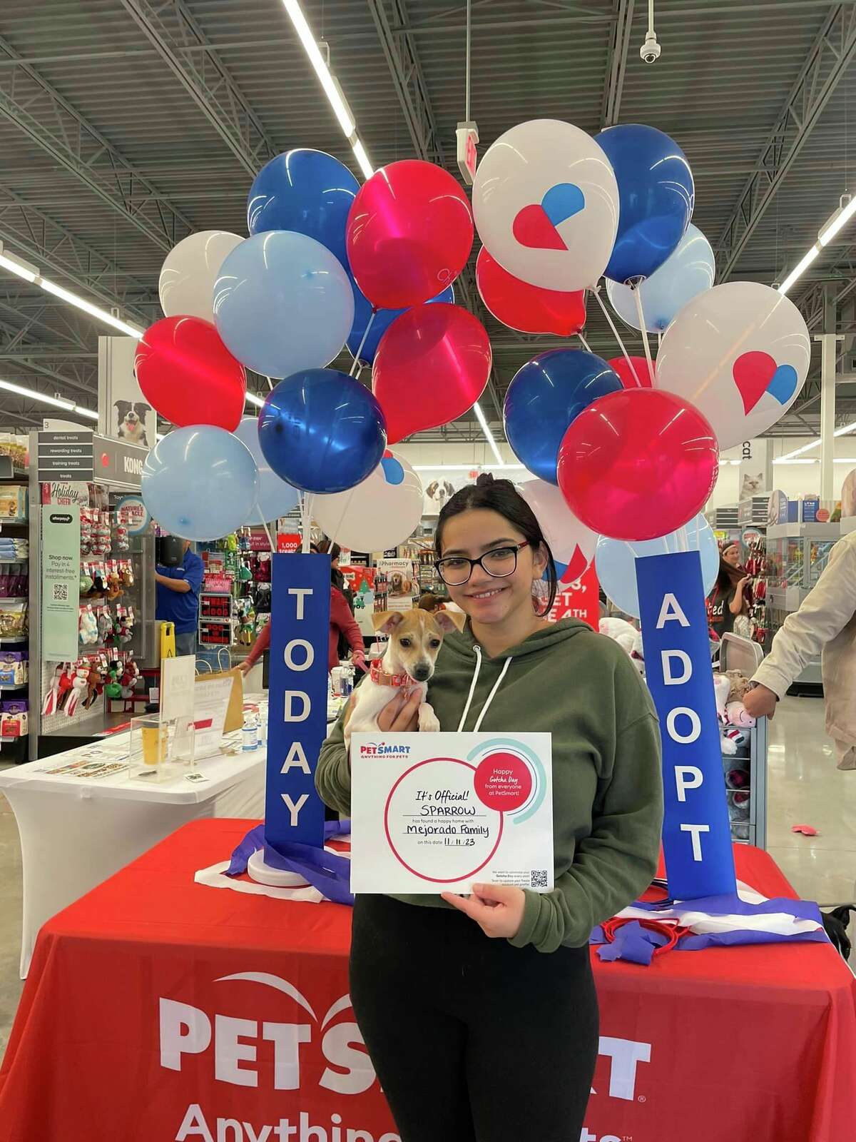 The Laredo Animal Protective Society and Best Friends For Life partnered with PetSmart to hold a three-day adoption event from Nov. 10-12 in honor of the PetSmart Charities National Adoption Week. 