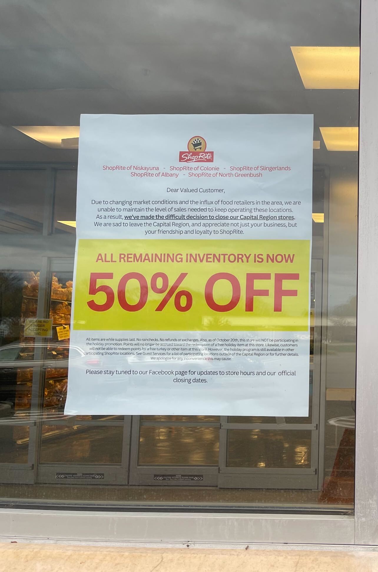 ShopRite to close Wawarsing supermarket next summer, corporation