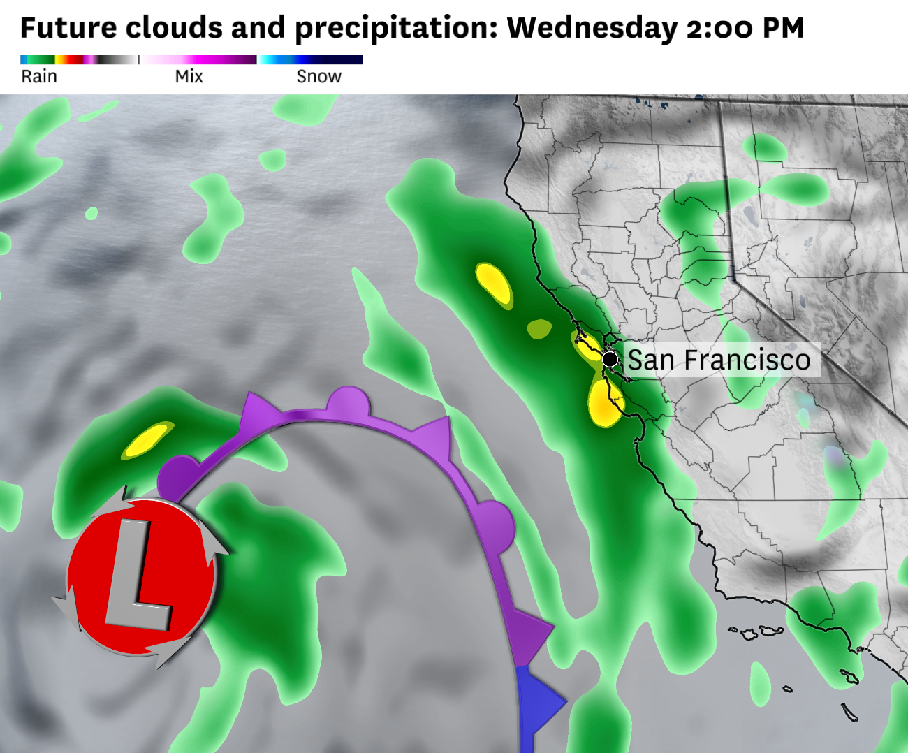 A storm brings rain to California today — here’s what to expect