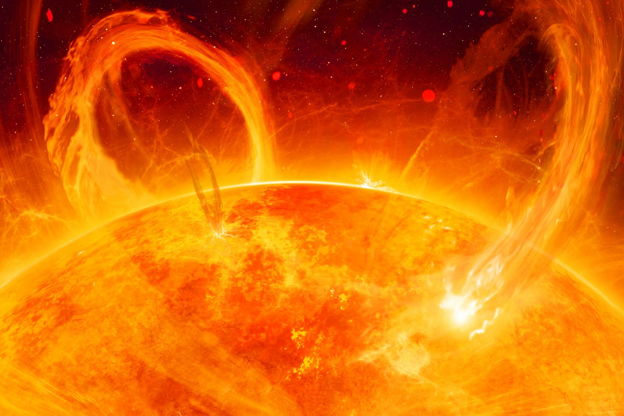 Powerful solar storm could knock out the internet for months