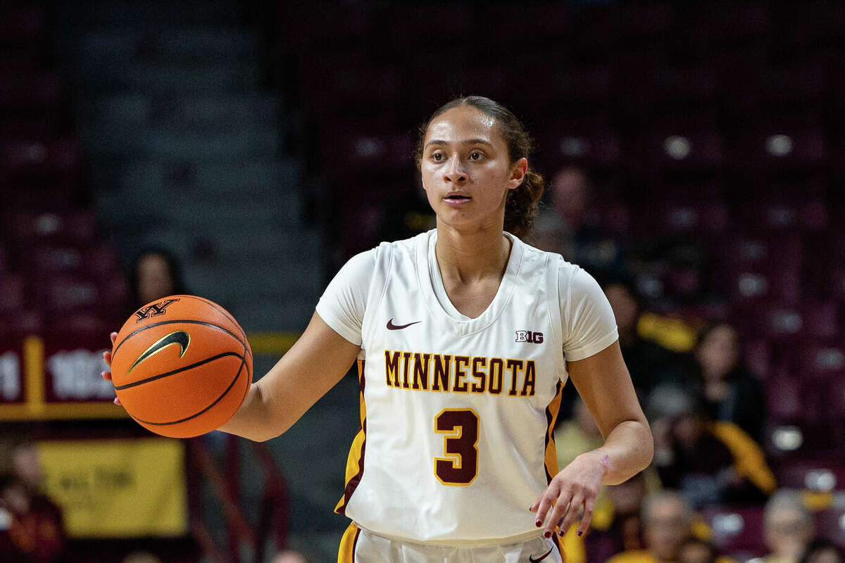 Amaya Battle is a current point guard for the University of Minnesota. She'll face her former Hopkins teammate, Paige Bueckers, on Sunday when the Gophers host UConn women's basketball.