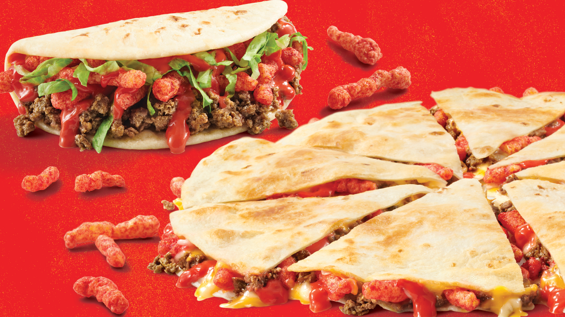 Taco Cabana adds Flamin' Hot Cheetos taco and quesadilla