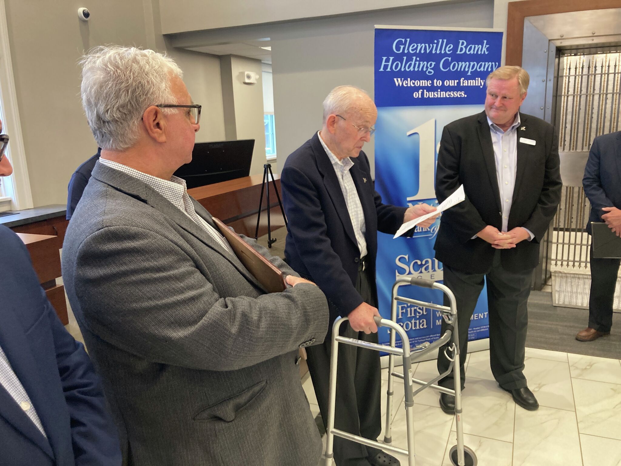 1st National Bank of Scotia marks 100 years, renovations