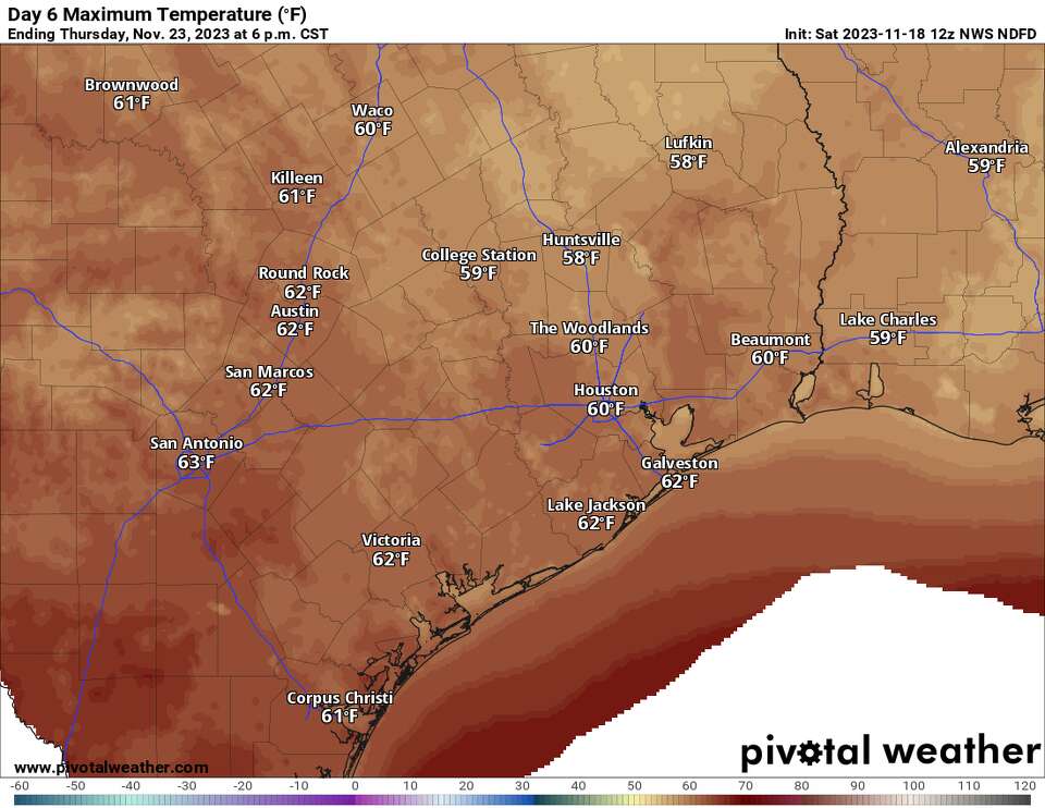 San Antonio Texas November Weather Forecast