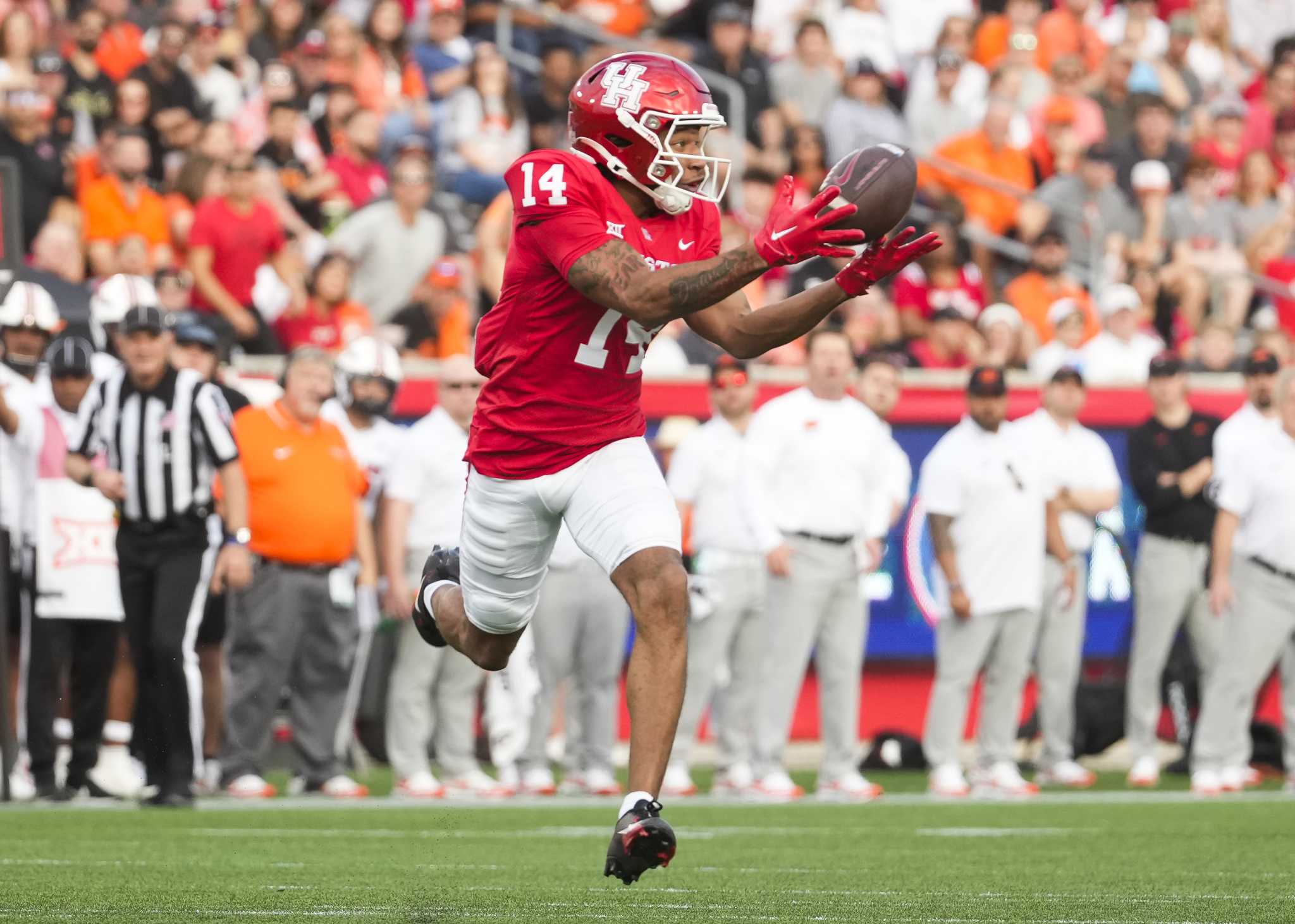 UH football: Jonah Wilson growing into top receiver